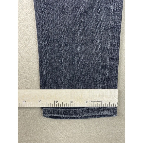 Frame jeans Womens 26 Black Le High Skinny Denim Raw Hem Mid Rise Adult - Picture 6 of 13
